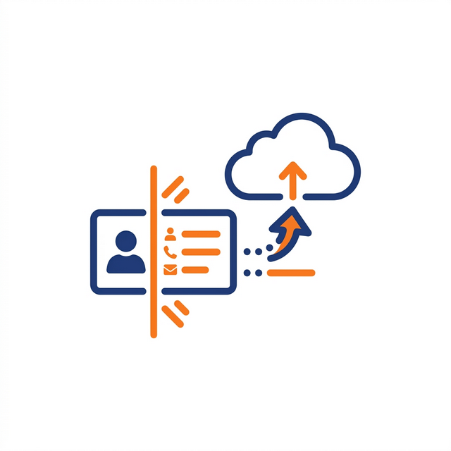 撮影した名刺画像をHubSpotに保存